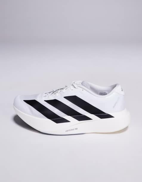adidas Running Adizero EVO SL trainers in white and black - view 2