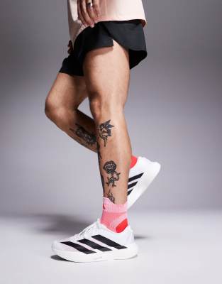 adidas Running Adizero Evo SL trainers in white and black