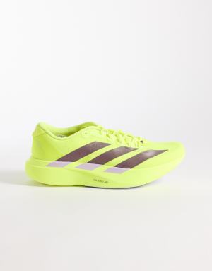 adidas Running Adizero EVO SL trainers in yellow and purple