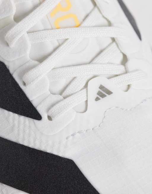 adidas Running Adizero Evo SL woven sneakers in white and orange, 4 of 5