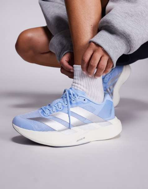adidas Running - Adizero Evo SL - Baskets - Bleu et argenté - view 1