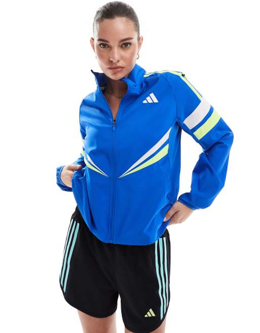 adidas Running Adizero Giacca rétro blu ASOS