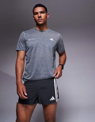 adidas Running – Adizero – Lauf-Shorts mit Schlitz in Schwarz - view 1