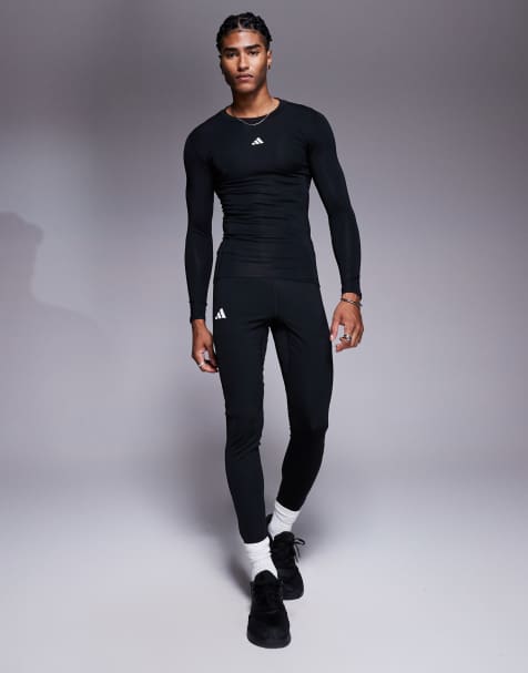 adidas Running Adizero leggings i svart - view 1