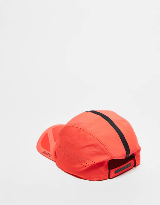 adidas Running Adizero lightweight Climacool cap in red, 3 of 3