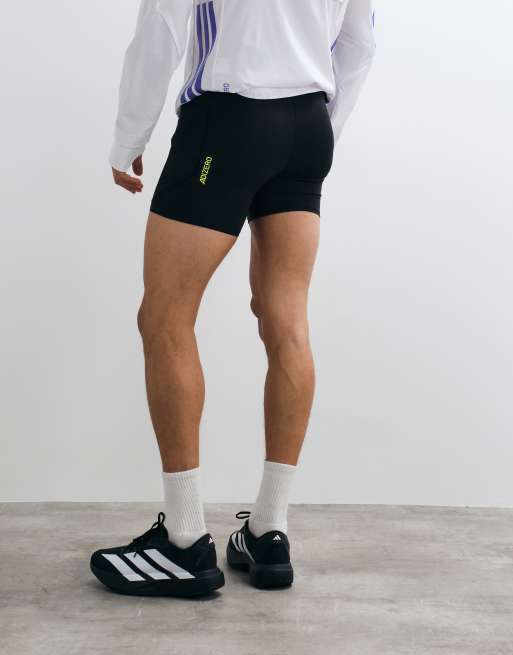 adidas Running Adizero odblaskowe szorty w czerni, 4 z 5