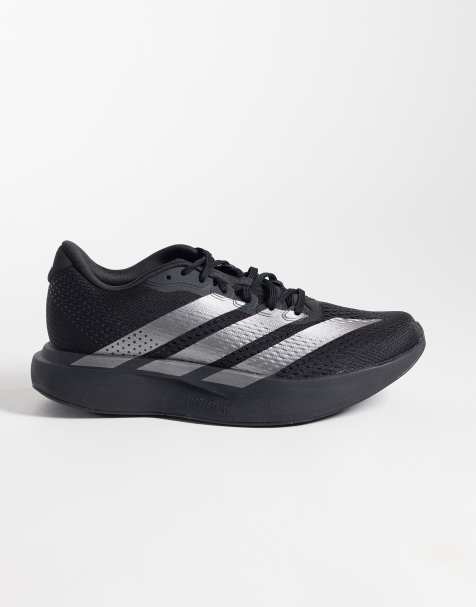 adidas Running Adizero Pacer baskets noires et grises - view 1