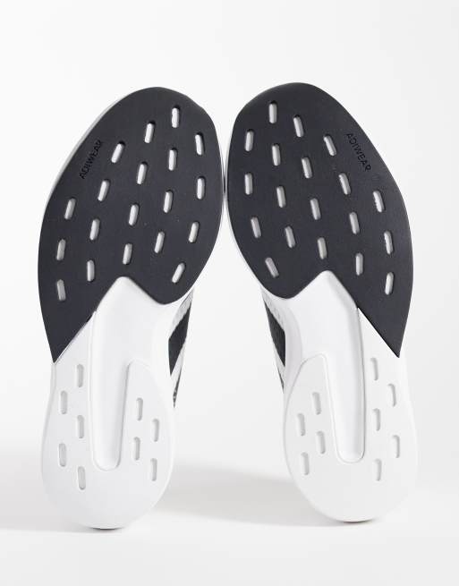 adidas Running Adizero Pacer Sneaker in Weiß und Schwarz, 5 von 5