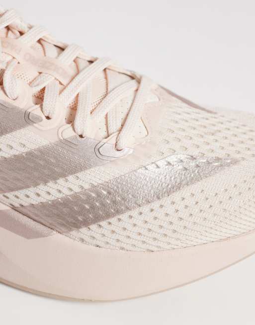 adidas Running Adizero Pacer sneakers i rosa och silver, 4 av 5