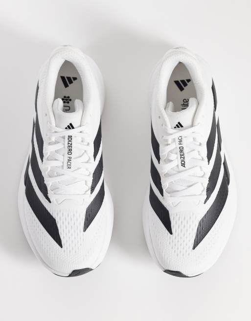 adidas Running Adizero Pacer sneakers i vitt och svart, 3 av 5