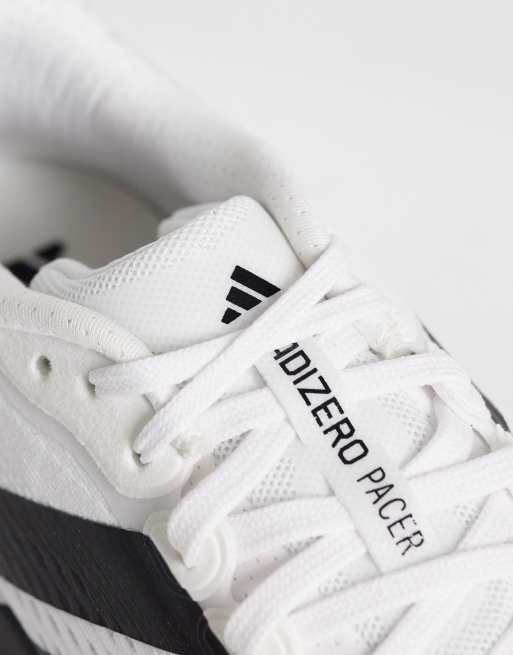 adidas Running Adizero Pacer sneakers i vitt och svart, 4 av 5