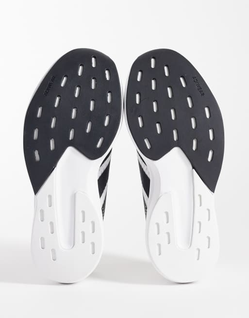 adidas Running Adizero Pacer sneakers i vitt och svart, 5 av 5