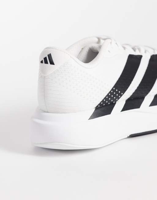 adidas Running Adizero Pacer sneakers in white and black, 2 of 5