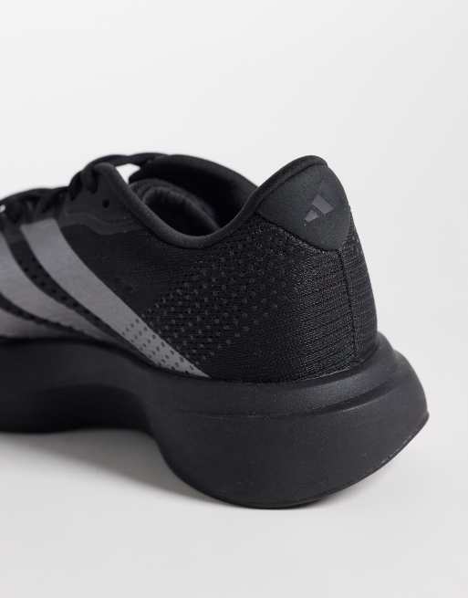adidas Running Adizero Pacer trainers in black and grey, 2 of 5