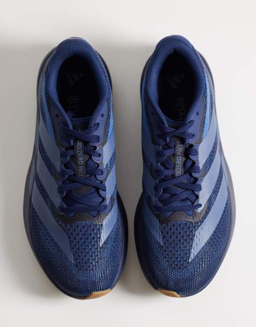 adidas Running Adizero Pacer trainers in navy, 2 of 5