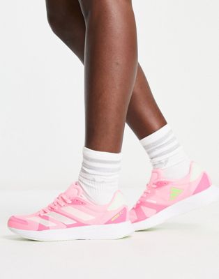 adidas Running Adizero RC 4 trainers in pink