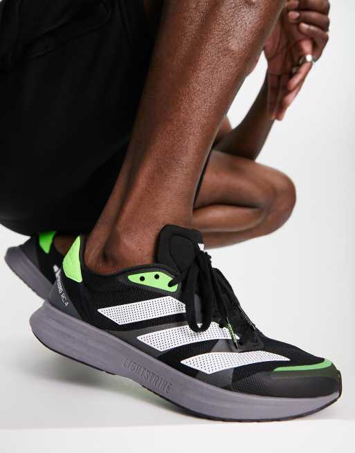 adidas Running Adizero RC4 trainers in black | ASOS