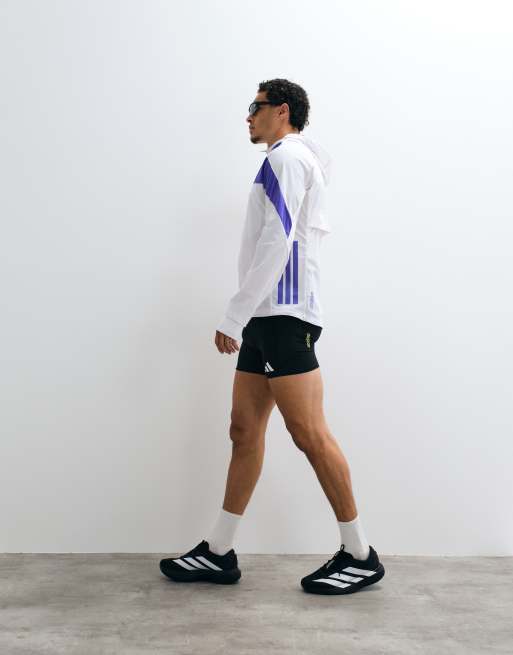 adidas Running Adizero reflecterende short in zwart, 5 van 5