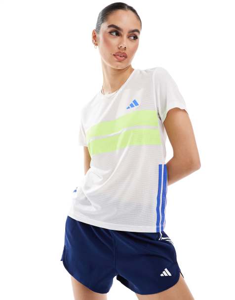 adidas Running - Adizero Retro - Hvid T-shirt - view 1