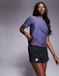 [adidas performance] adidas Running Adizero shorts in black XS black