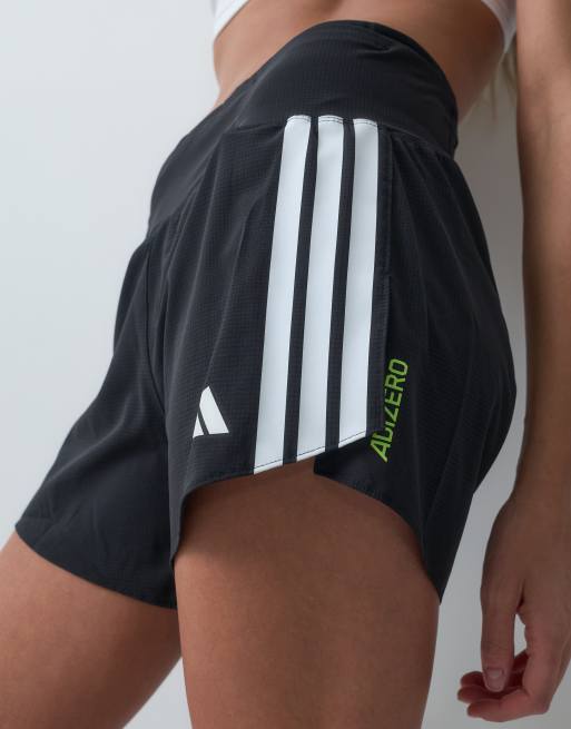 adidas Running Adizero shorts with contrast pull in black, 4 of 5