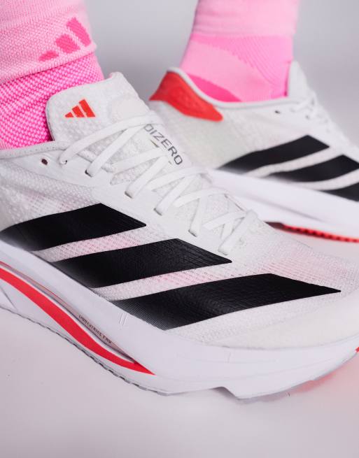 adidas Running – Adizero SL2 – Biało-czerwono-czarne buty sportowe, 4 z 5
