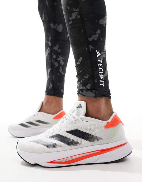 adidas - Running - Adizero SL2 - Hardloopsneakers in wit en oranje - view 1