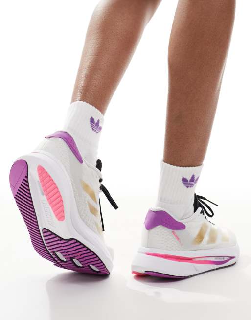 adidas - Running - Adizero SL2 - Hardloopsneakers in wit, goud en paars, 4 van 5