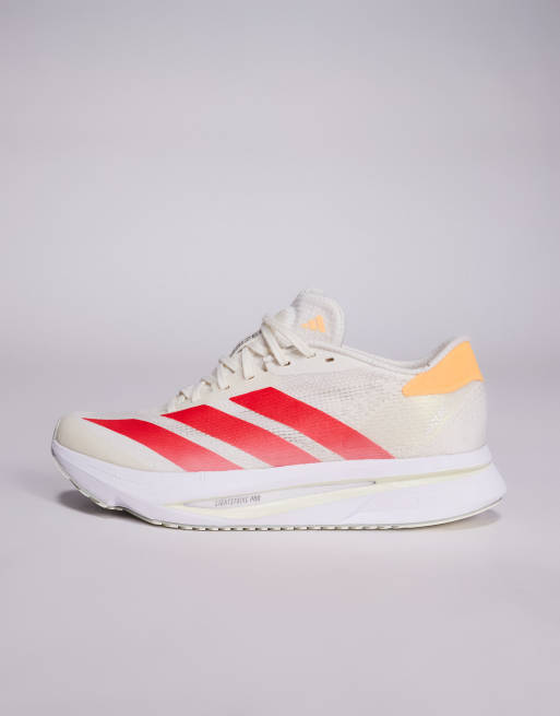 adidas Running – Adizero SL2 – Laufschuhe in Weiß und Rot, 2 von 5