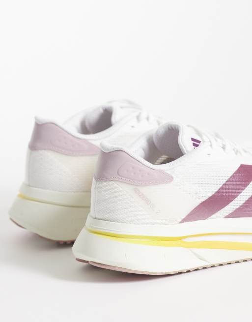 adidas - Running - Adizero SL2 - Sneakers in wit en paars, 5 van 5