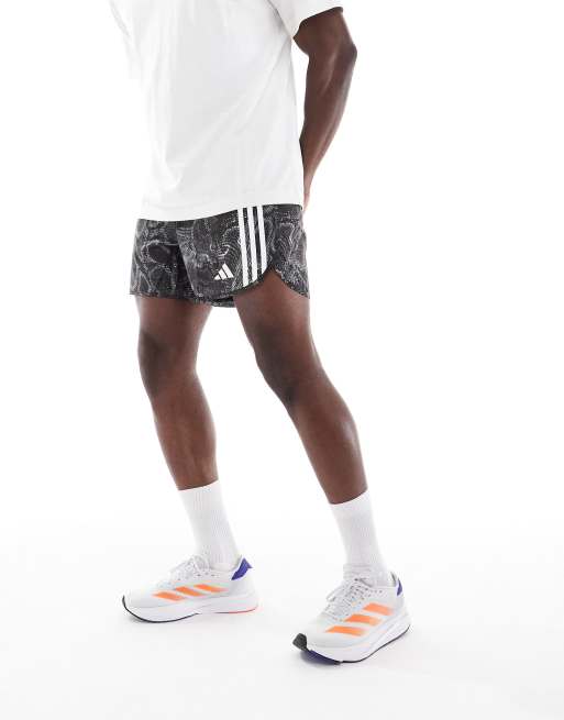 adidas Running Adizero SL2 trainers in grey orange and blue, 5 of 5