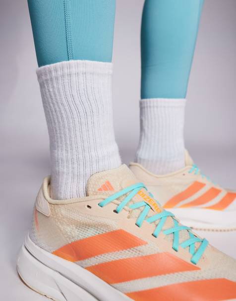 adidas Running Adizero SL2 trainers in orange and blue - view 1