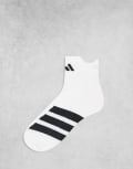 [adidas performance] adidas Running Adizero socks in white and black L white