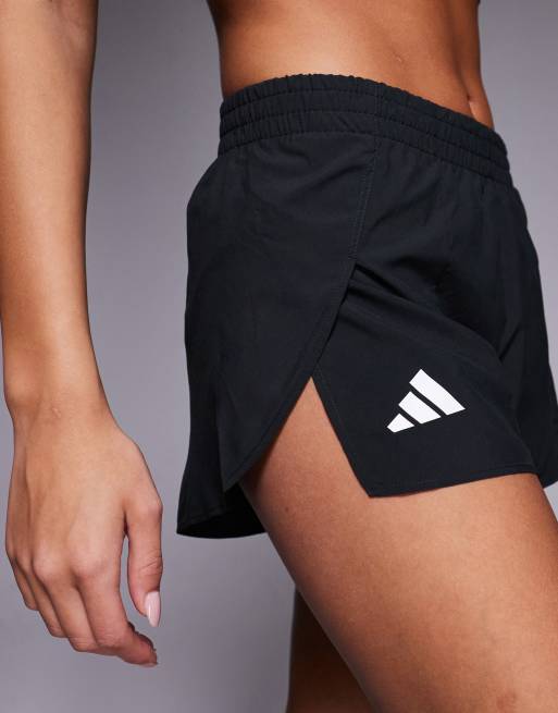 adidas - Running Adizero - Sorte shorts med slidser, 5 af 5