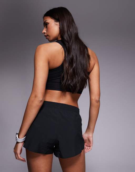 adidas Running Adizero split shorts in black, 3 of 5