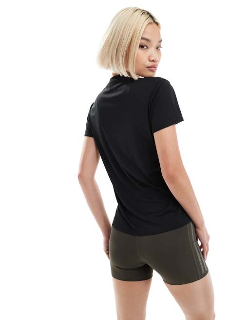 adidas Running Adizero t-shirt in black, 3 of 4