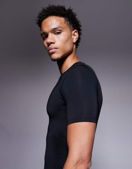 adidas Running Adizero t-shirt in black, 4 of 5
