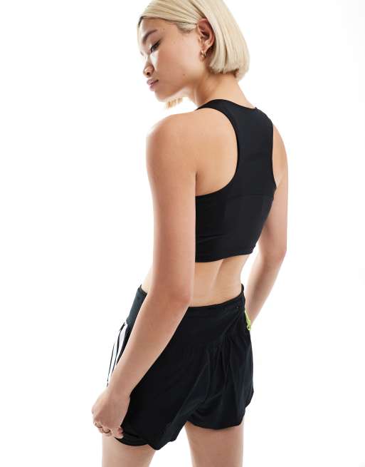 adidas Running Adizero tank in black, 4 of 5