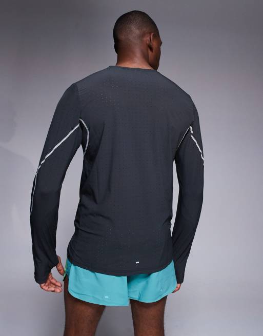 adidas Running - Adizero - Top à manches longues et détails réfléchissants - Noir, 3 de 4