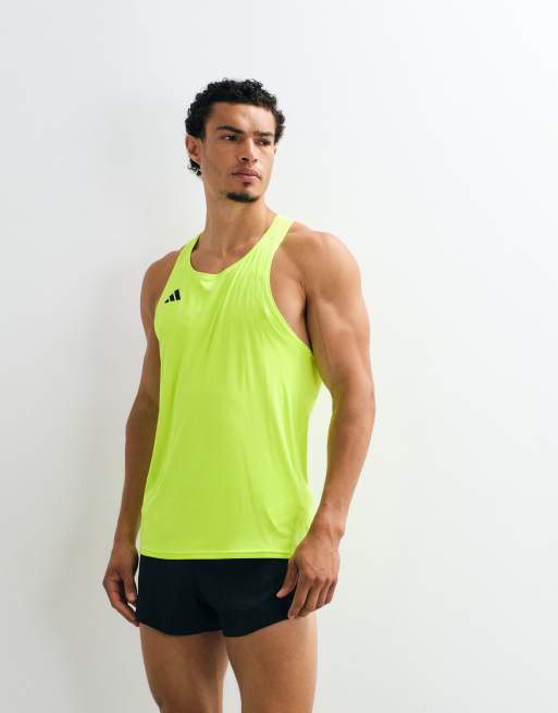 adidas Running Adizero vest in geel, 5 van 5