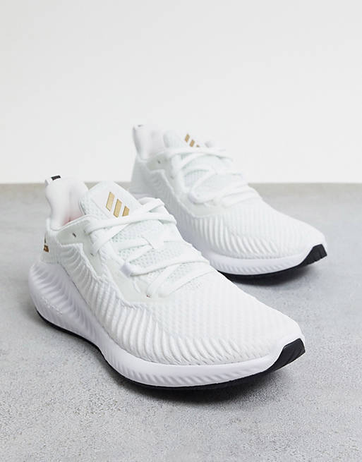 adidas Running alphabounce 3 sneakers in white