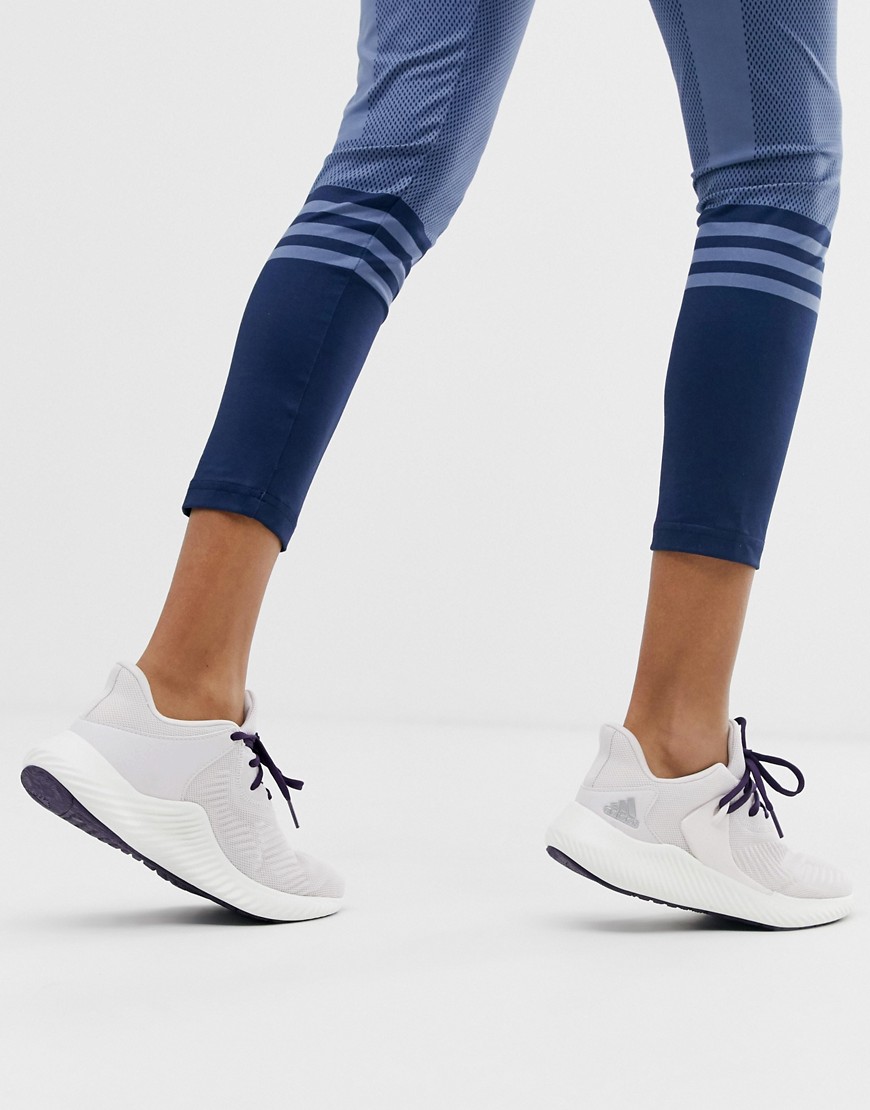 Adidas Performance - Adidas – running alphabounce – lila träningsskor-blå