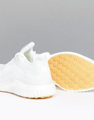 adidas running alphabounce trainers in white