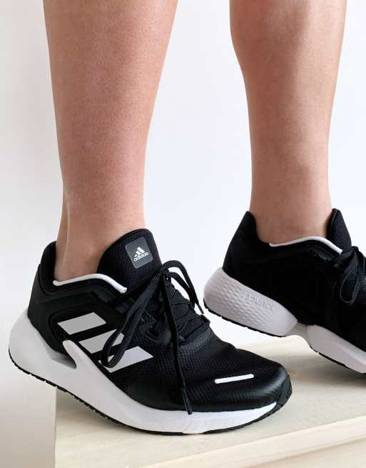 adidas Running Alphatorsion trainers in black