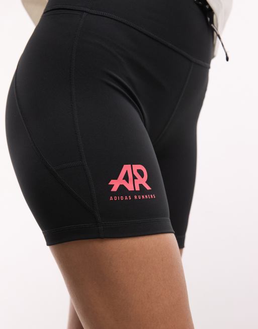 adidas Running AR Shorts mit Kontrast-Logo in Schwarz, 4 von 5