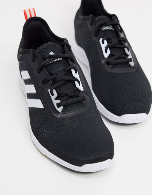 Adidas Running Aswetrain Sneakers In Black And White Saluscampusdemadrid - black and white adidas sweatpants roblox