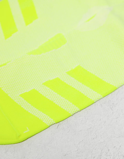 adidas Running boost socks in yellow, 3 of 3