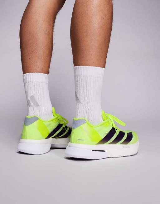 adidas Running – Boston 13 – Lauf-Sneaker in Gelb und Lila, 3 von 5