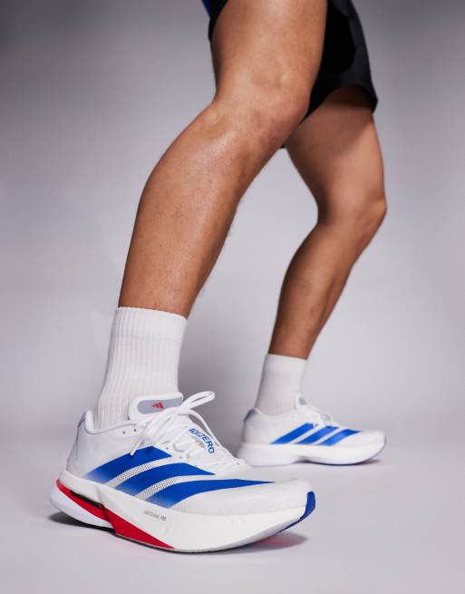 adidas Running - Boston 13 - Sneakers in blauw, rood en wit, 5 van 5
