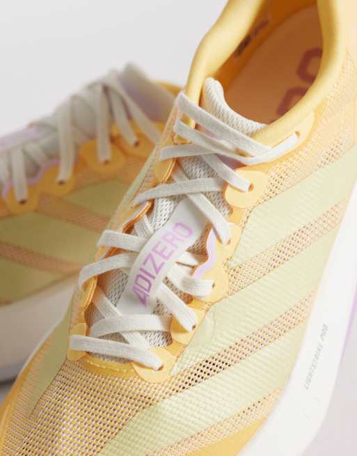 adidas Running - Boston 13 - Sneakers in oranje en lila, 4 van 5